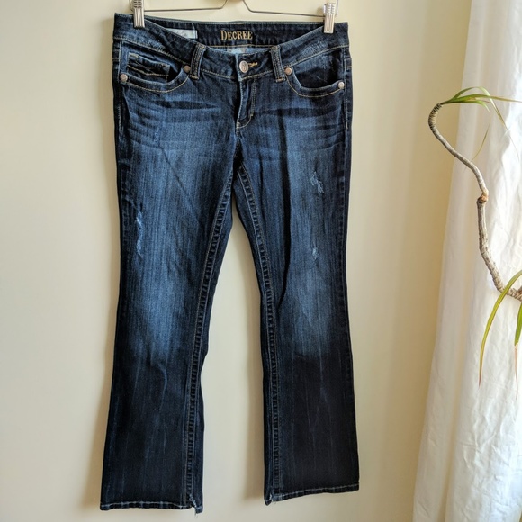 [Decree] Bootcut Distressed Jeans Sz 9 - Picture 2 of 6